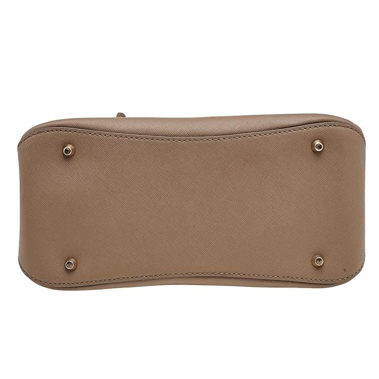 Pre Owned DKNY Brown Leather Bryant Park Satchel
