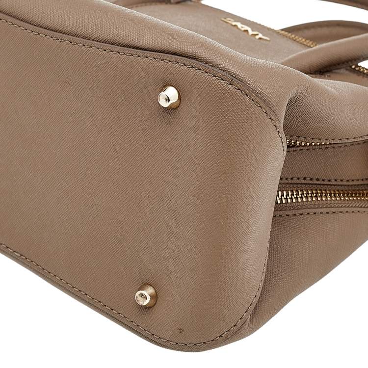 Pre Owned DKNY Brown Leather Bryant Park Satchel