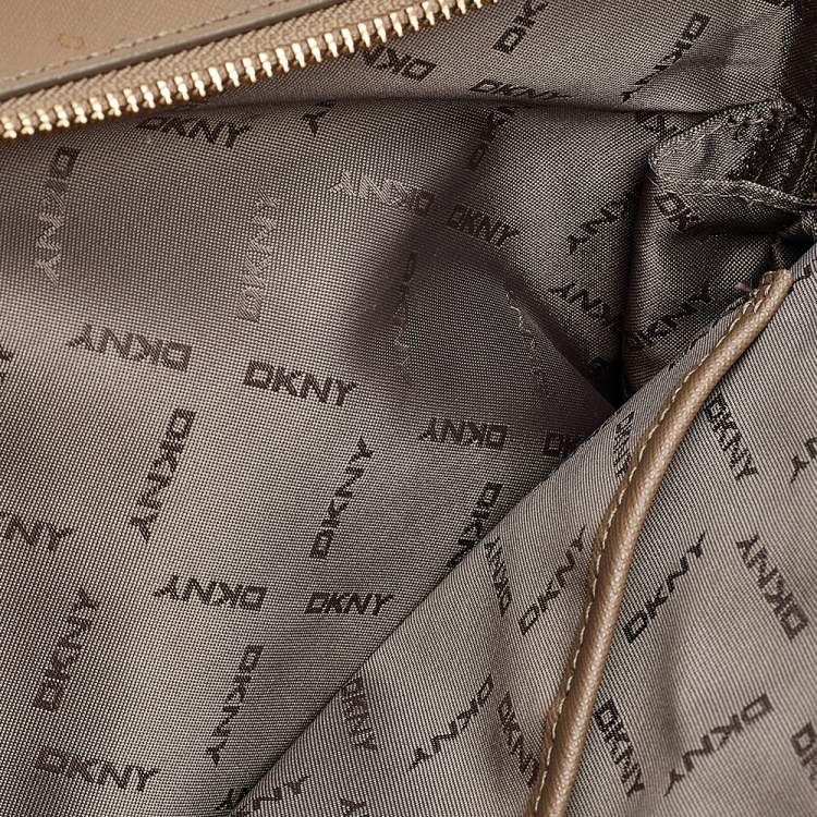 Pre Owned DKNY Brown Leather Bryant Park Satchel