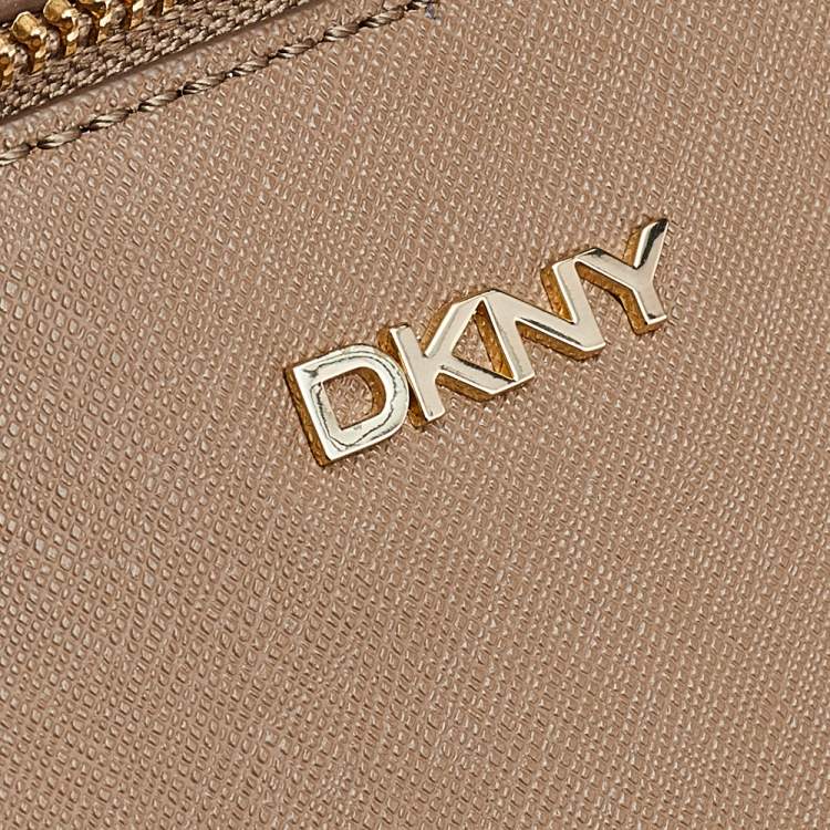 Pre Owned DKNY Brown Leather Bryant Park Satchel