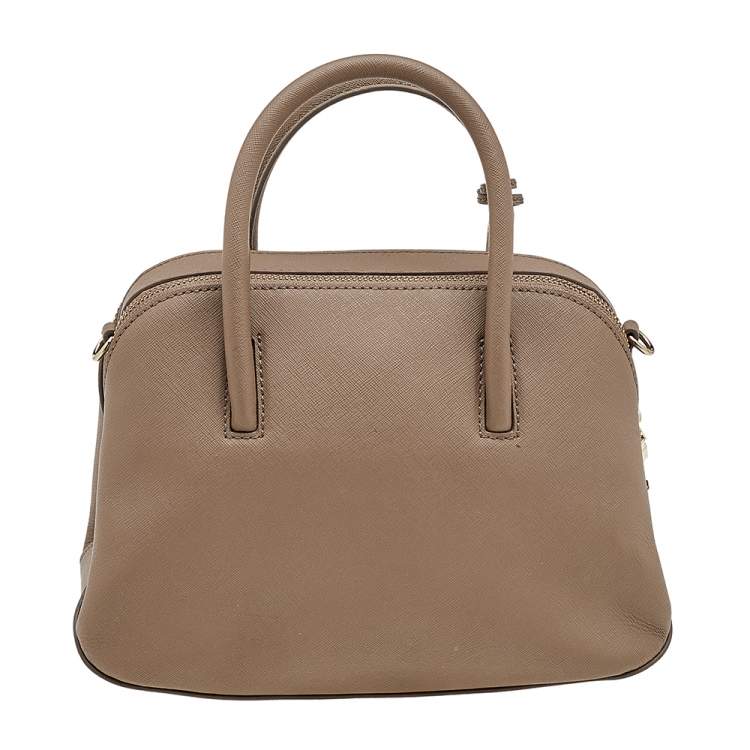 Pre Owned DKNY Brown Leather Bryant Park Satchel