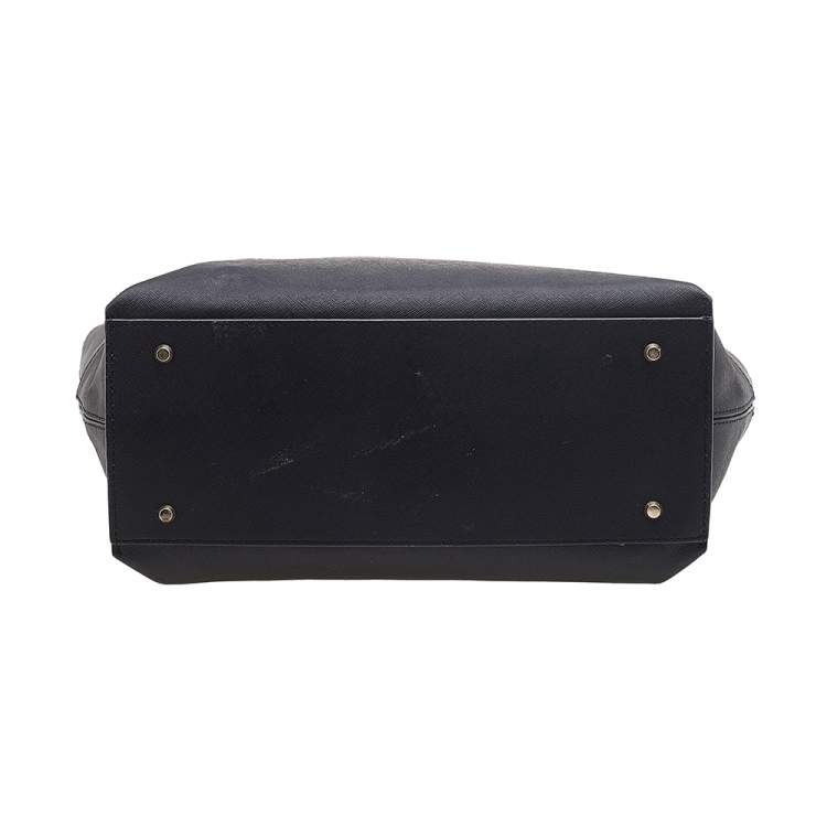 Pre Owned DKNY Black Leather Tote