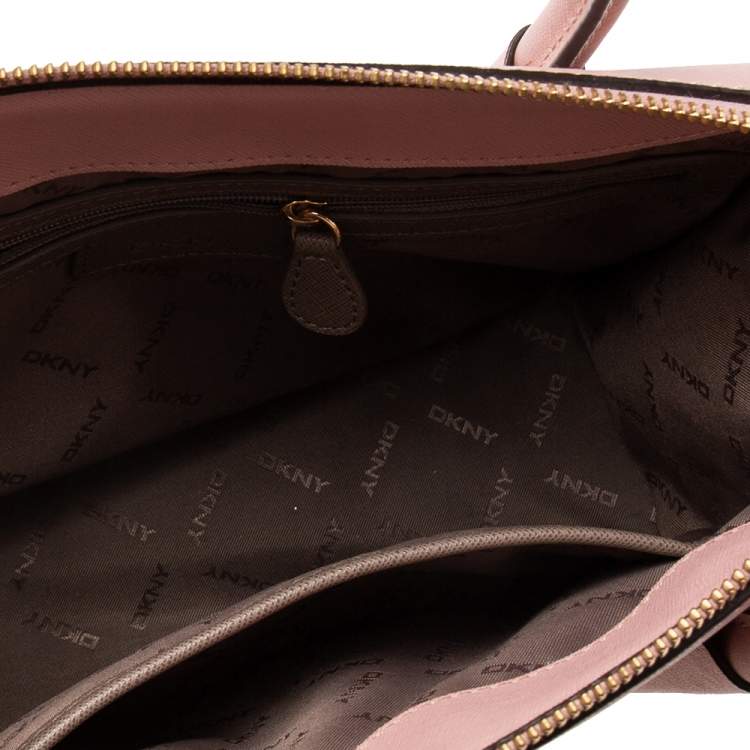 Pre Owned DKNY Pink Leather Bryant Park Tote