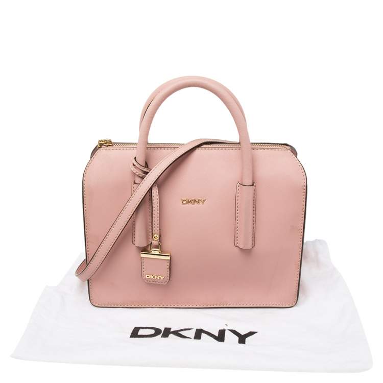 Pre Owned DKNY Pink Leather Bryant Park Tote