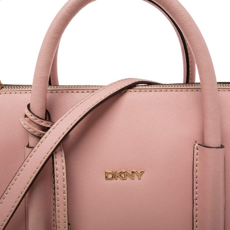 Pre Owned DKNY Pink Leather Bryant Park Tote