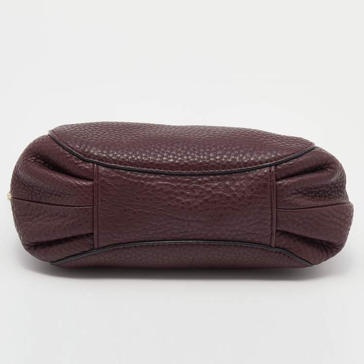 مملوكة مسبقًا Dkny Burgundy Leather Chain Satchel
