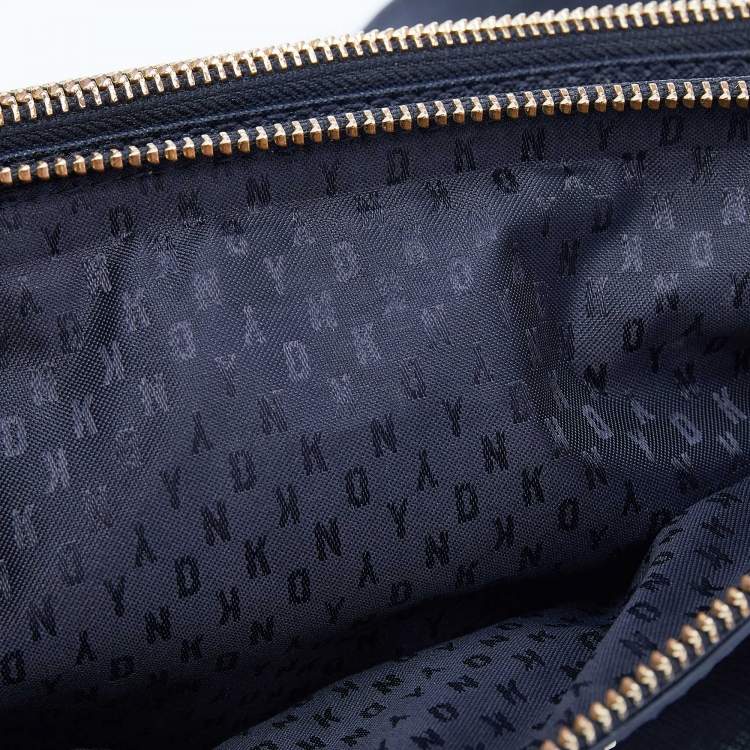 Pre Owned Dkny Black Leather Satchel