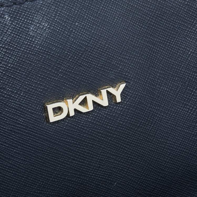Pre Owned Dkny Black Leather Satchel