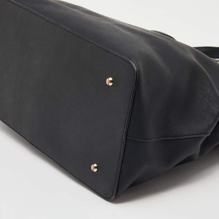Pre Owned Dkny Black Leather Satchel