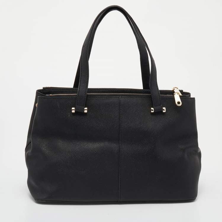 Pre Owned Dkny Black Leather Satchel
