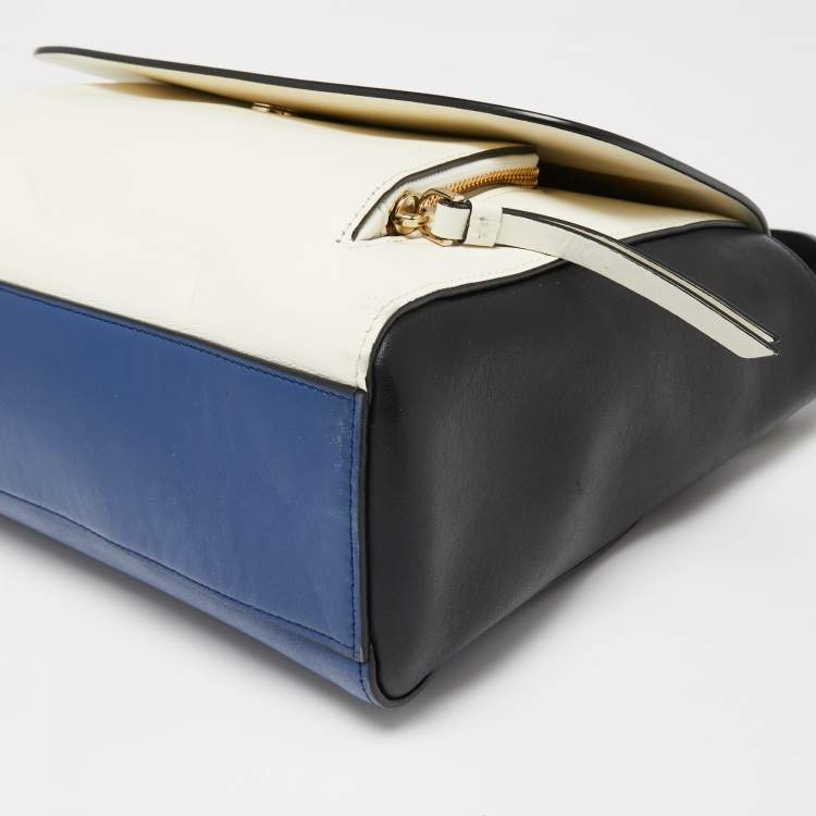 Pre Owned DKNY Multicolor Leather Greenwich Shoulder Bag