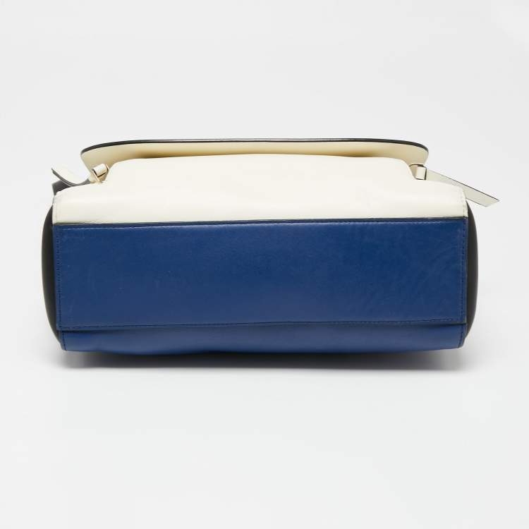 Pre Owned DKNY Multicolor Leather Greenwich Shoulder Bag