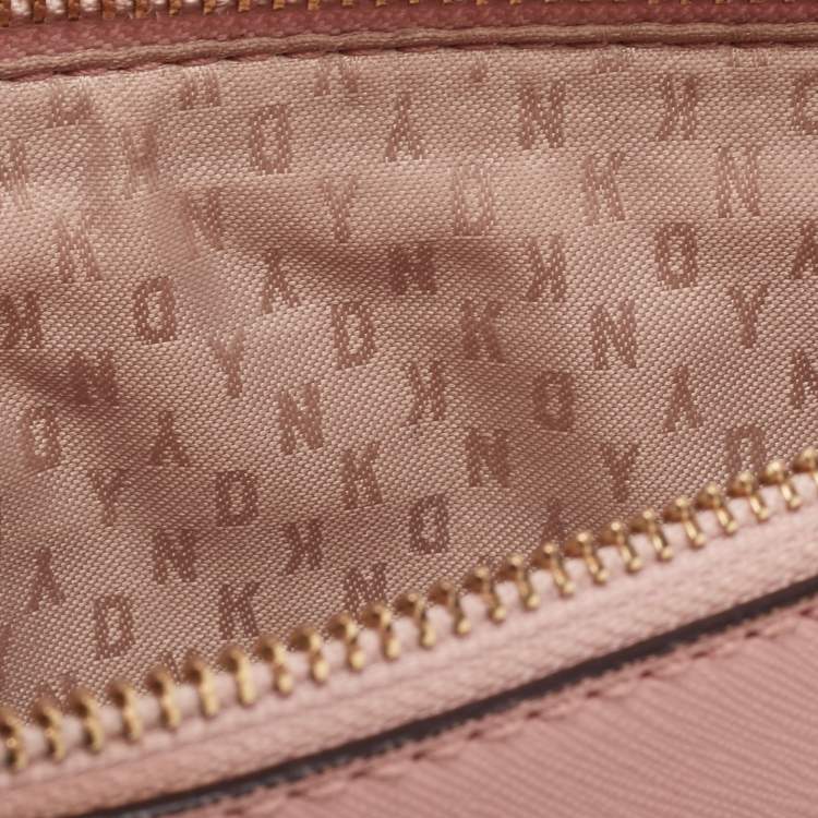 Pre Owned DKNY Blush Pink Saffiano Leather Bryant Park Crossbody Bag