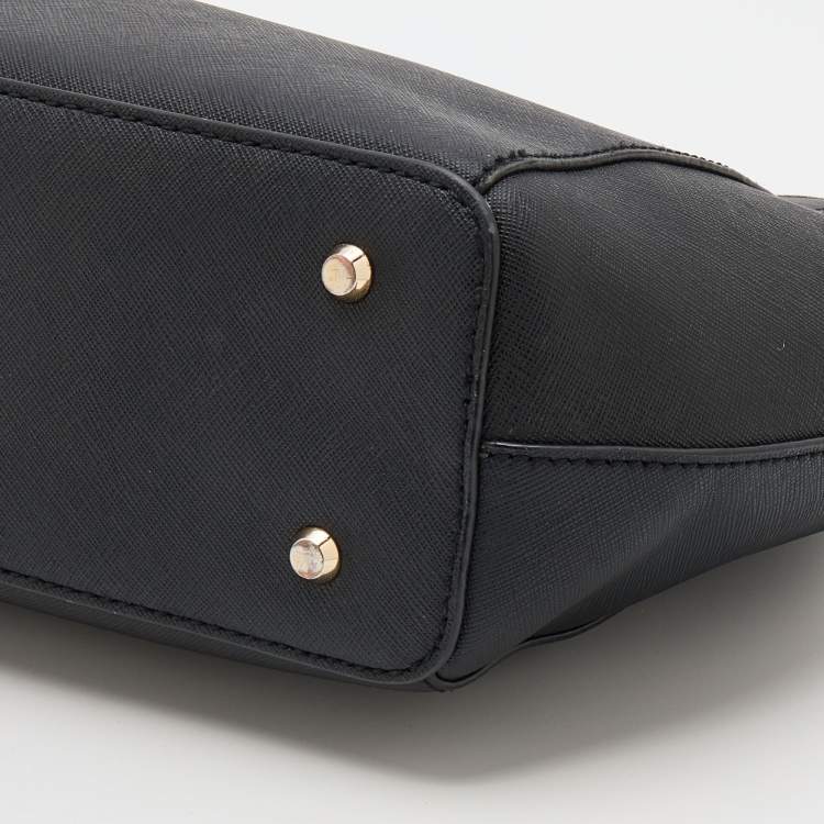 Pre Owned DKNY Black Leather Shoulder Bag