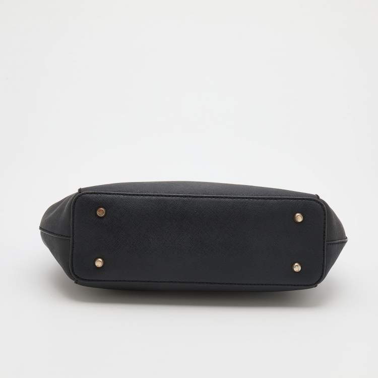 Pre Owned DKNY Black Leather Shoulder Bag