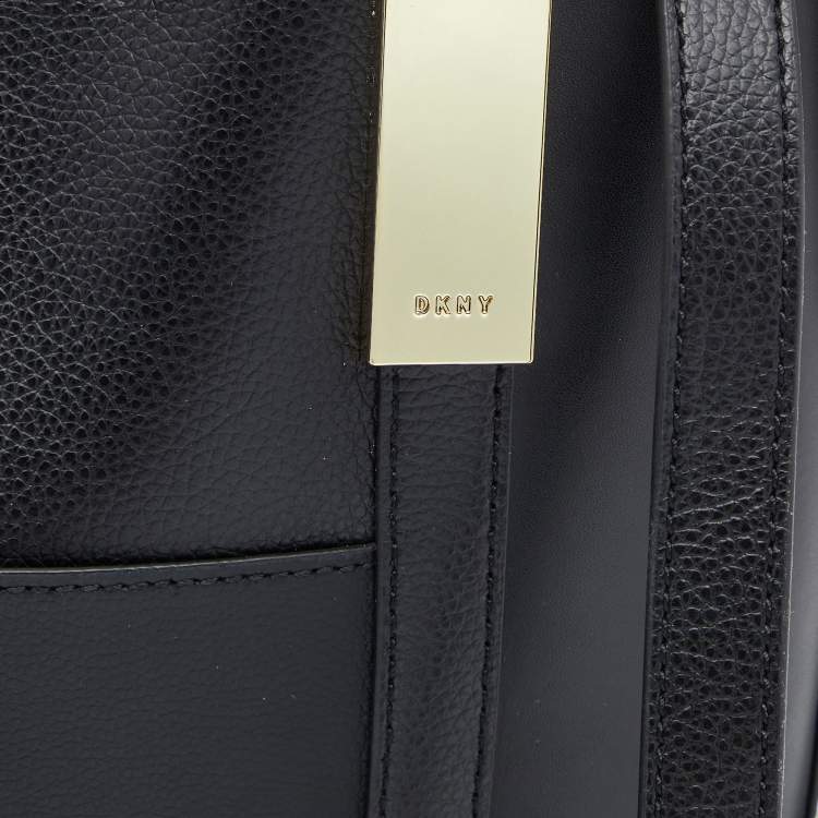 Pre Owned DKNY Black Leather Sam Tote
