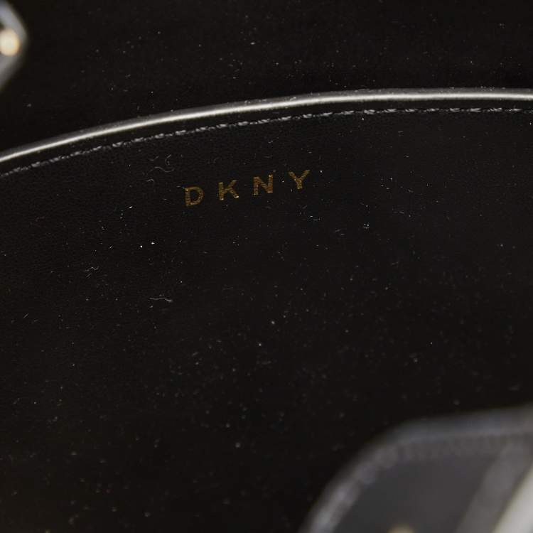 Pre Owned DKNY Black Leather Sam Tote