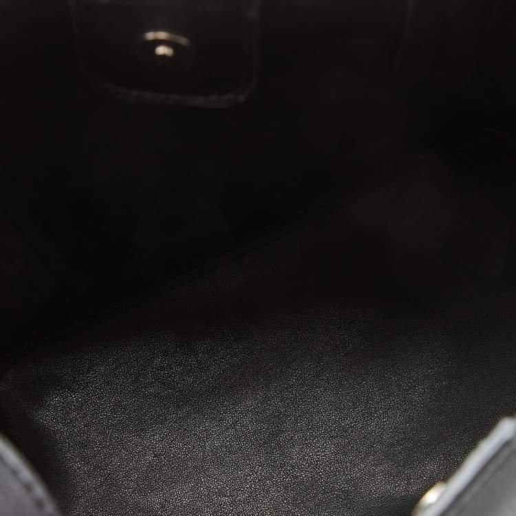 Pre Owned DKNY Black Leather Sam Tote