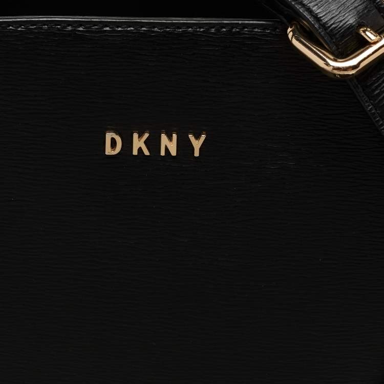 Pre Owned DKNY Black Leather Paige Satchel