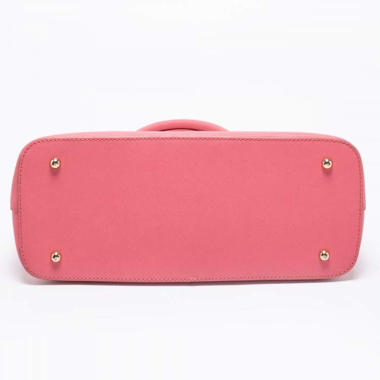 Pre Owned DKNY Pink Leather Dome Satchel