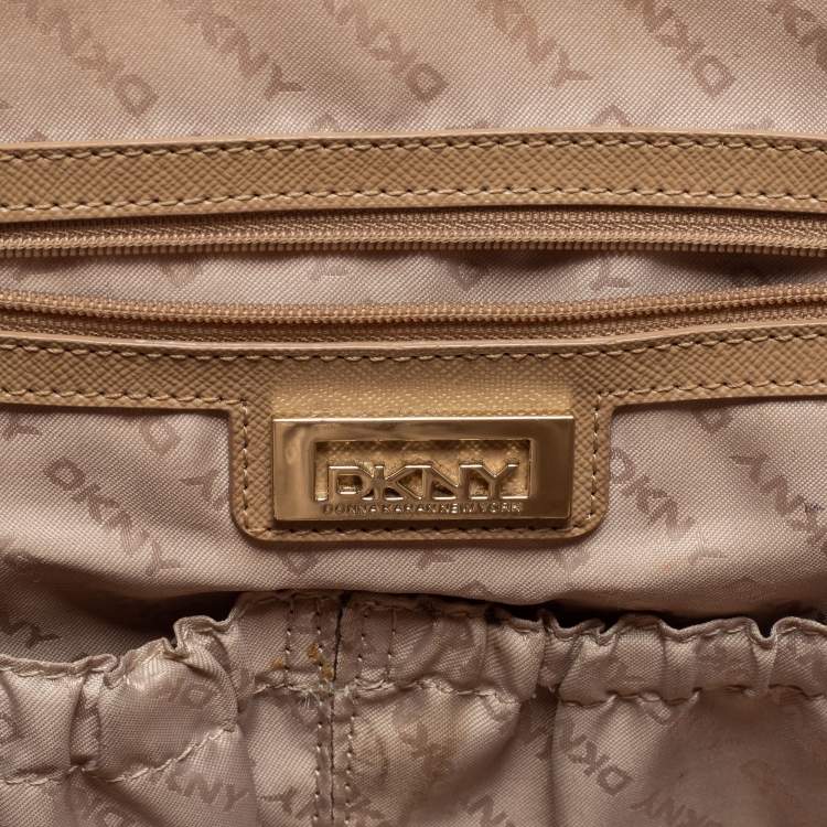 Pre Owned DKNY Pink Leather Dome Satchel