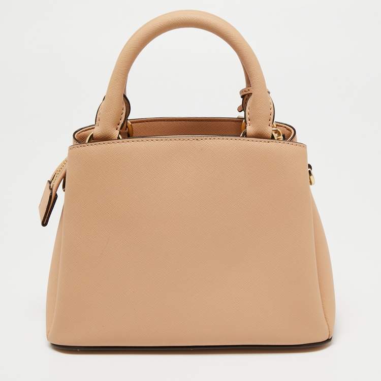 Pre Owned DKNY Beige Saffiano Leather Paige Tote
