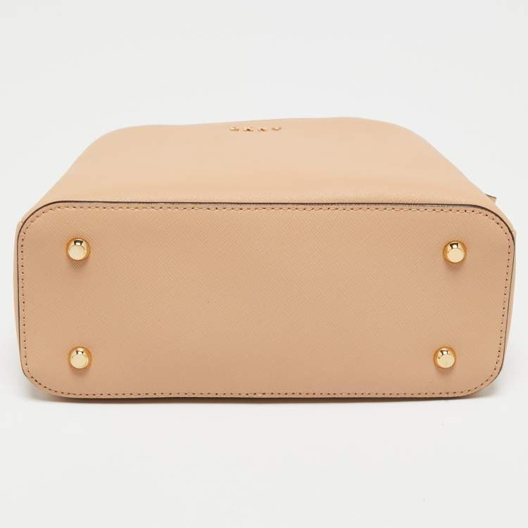 Pre Owned DKNY Beige Saffiano Leather Paige Tote