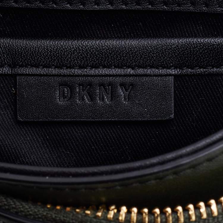 Pre Owned DKNY Tricolor Leather Greenwich Crossbody Bag