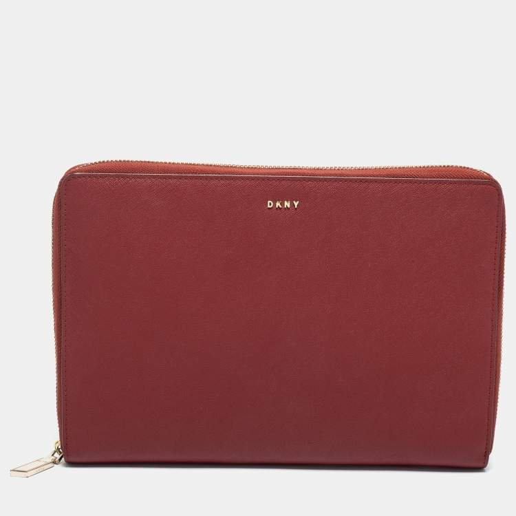 DKNY Hobo Tote Handbag Purse Red Color D. 9-1/2X5-1/2X15 | eBay