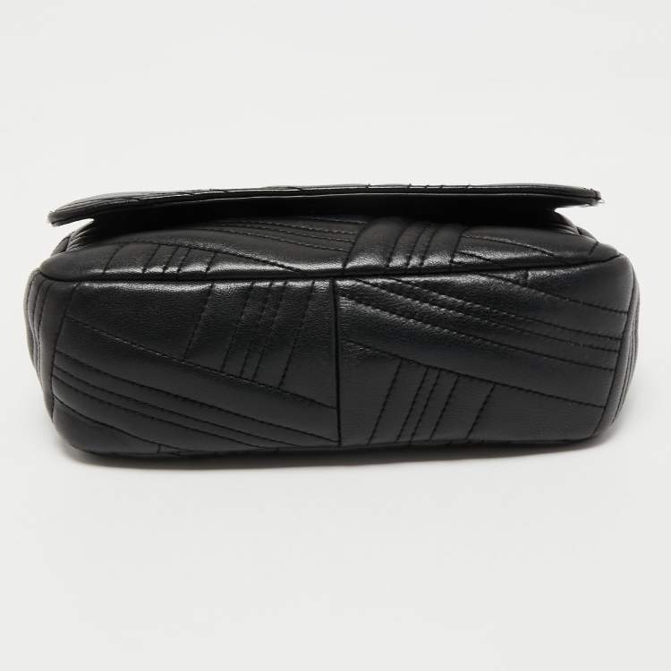 Pre Owned DKNY Black Quilted Leather Allen Shoulder Bag