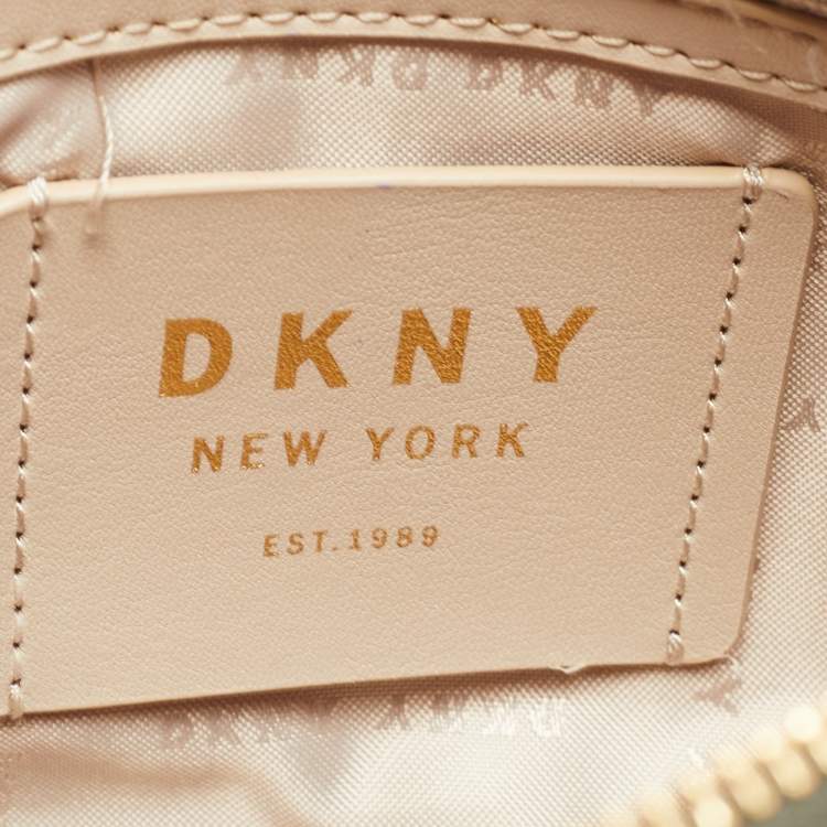 مملوكة مسبقًا DKNY Fatigue Green Leather Elissa Shoulder Bag