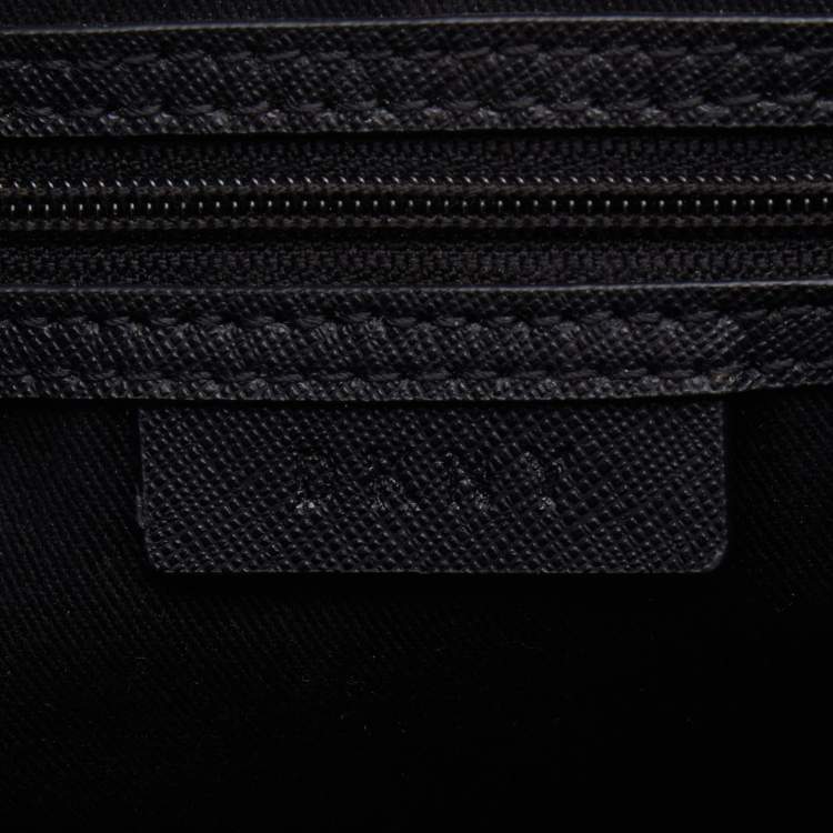 Pre Owned DKNY Blue Saffiano Leather Shoulder Bag