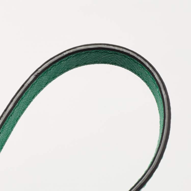 مملوكة مسبقًا DKNY Green Leather Dona Karan Zip Tote