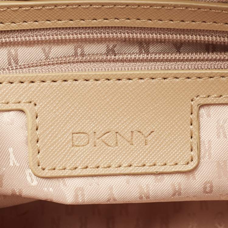 Pre Owned DKNY Dark Green Leather Dome Shoulder Bag