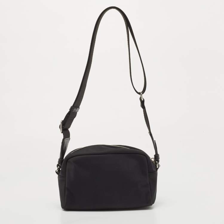 مملوكة مسبقًا DKNY Black Nylon Logo Crossbody Bag