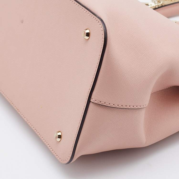 Pre Owned DKNY Pink Leather Bryant Park Tote