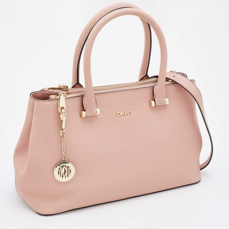 Pre Owned DKNY Pink Leather Bryant Park Tote