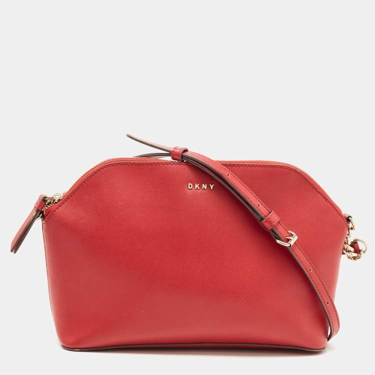 Dkny Red Leather Bag - Gem