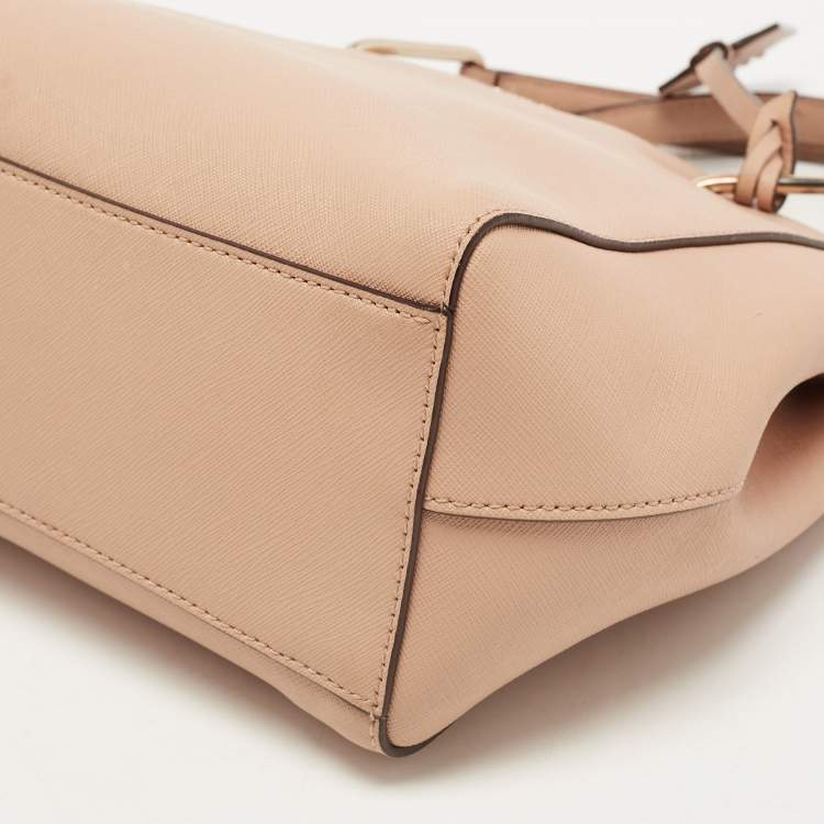 Pre Owned DKNY Beige Leather Tote