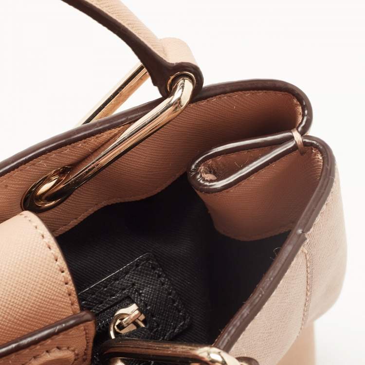 Pre Owned DKNY Beige Leather Tote