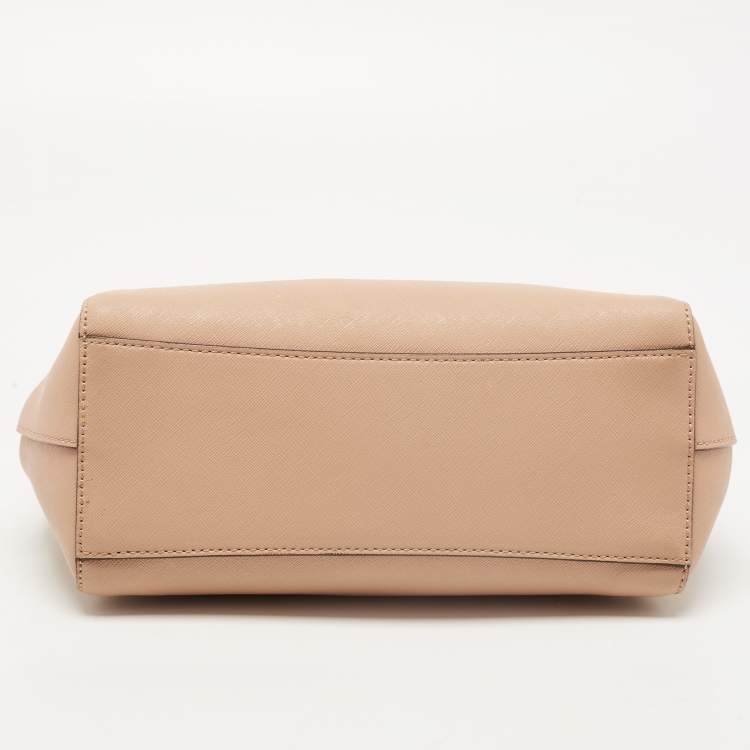 Pre Owned DKNY Beige Leather Tote