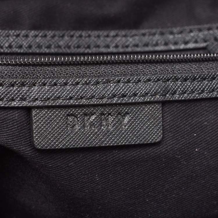 Pre Owned DKNY Grey Leather Bryant Park Tote