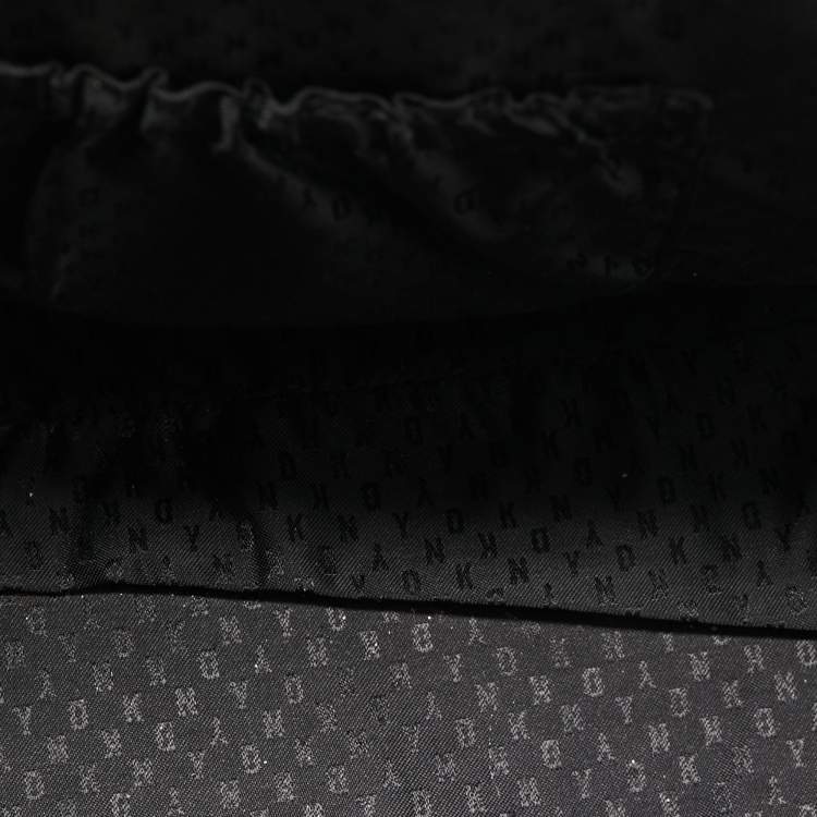 Pre Owned DKNY Black Leather Bryant Park Satchel