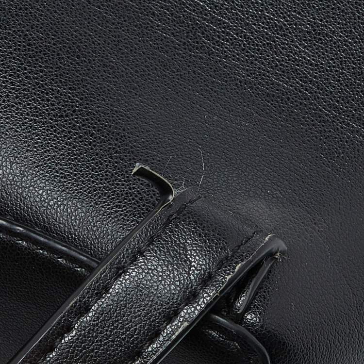 Pre Owned DKNY Tricolor Embossed Leather Small Alexa Backpack