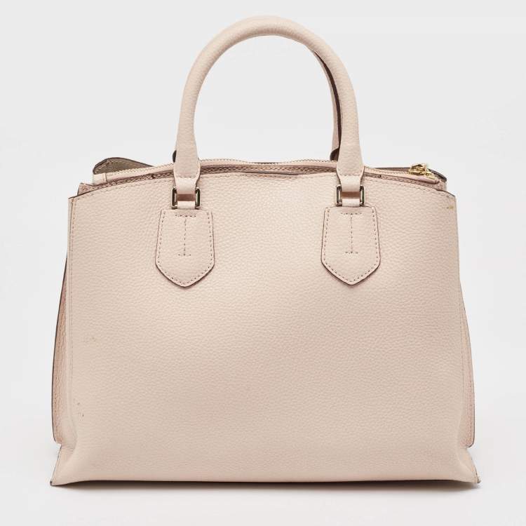 Pre Owned DKNY Pink Pebble Leather Noho Tote