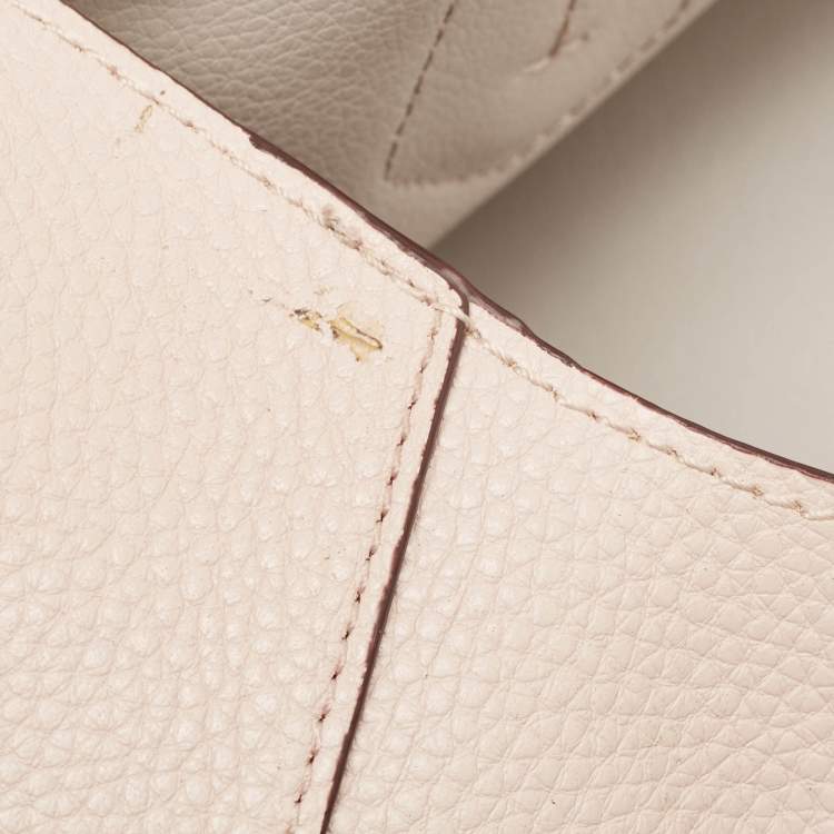Pre Owned DKNY Pink Pebble Leather Noho Tote