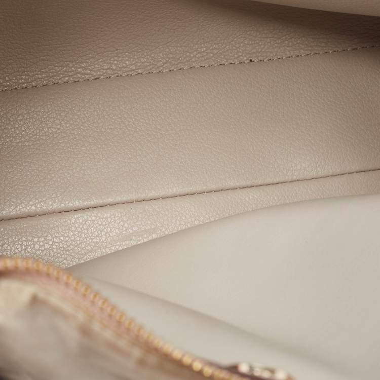 Pre Owned DKNY Pink Pebble Leather Noho Tote