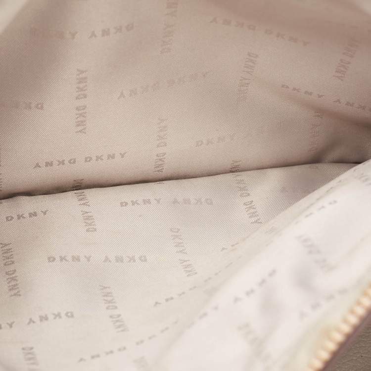 Pre Owned DKNY Pink Pebble Leather Noho Tote