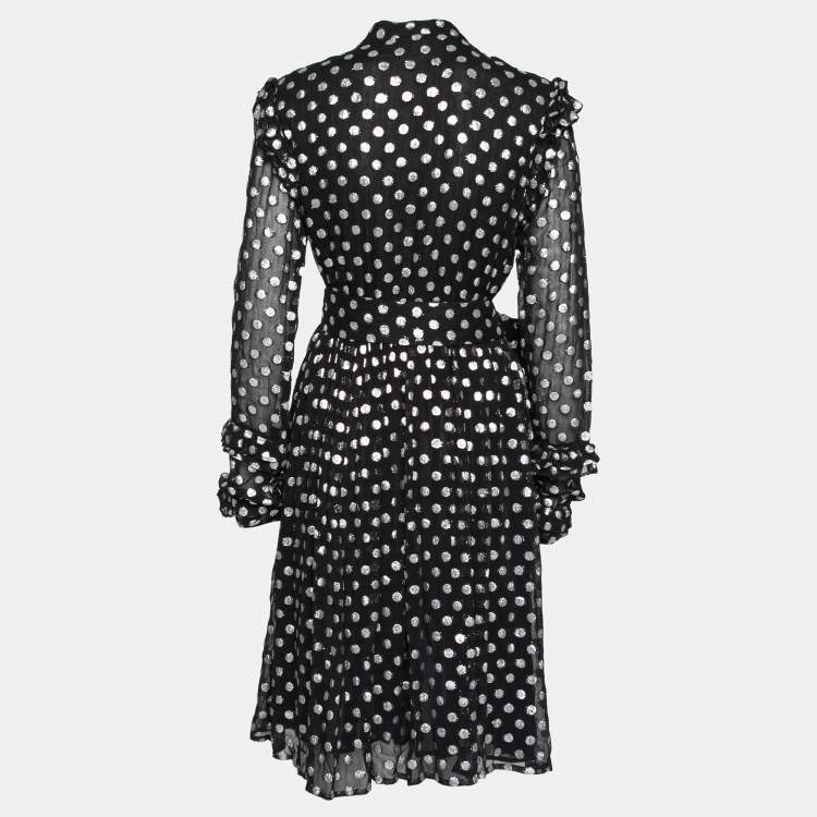 Amazon.com: Polka Dot Print Chiffon Dress for Little Girls V