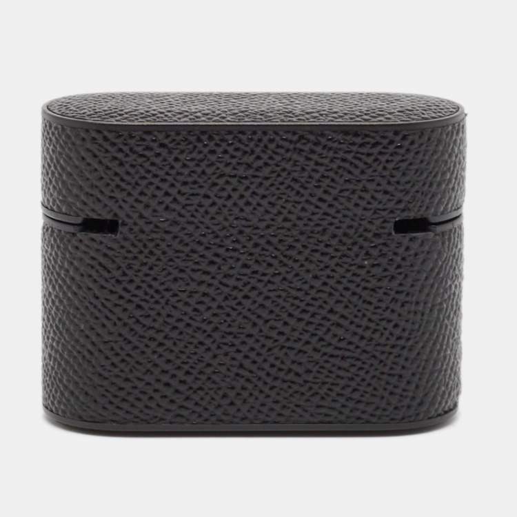 Pre Owned Dolce & Gabbana Black Leather Airpods Case